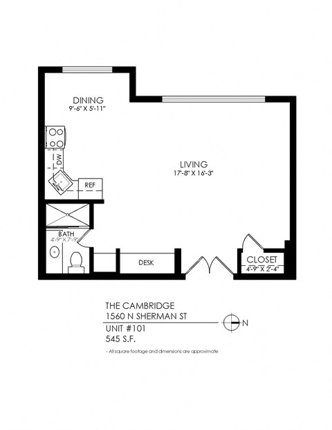 The Cambridge 1 Bedroom Apartments in Denver, CO
